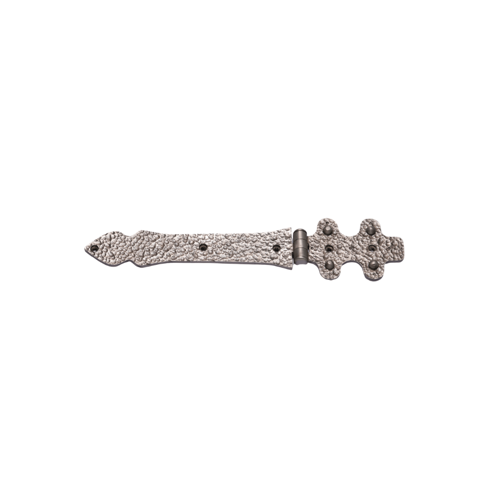 GardenForge serisi G005-1 Bahçe Kapı Menteşesi Antik Gümüş